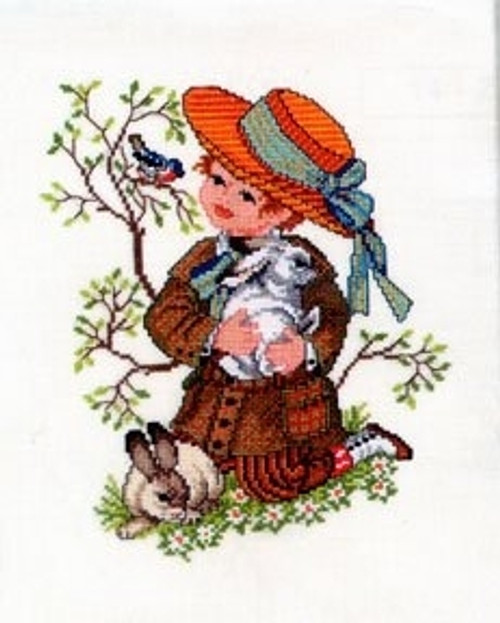 Boy with Rabbit / Eva Rosenstand / 7714275