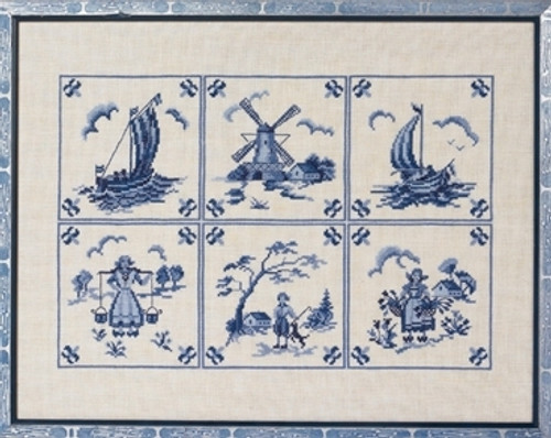 Blue Dutch Tiles / Eva Rosenstand / 7712899
