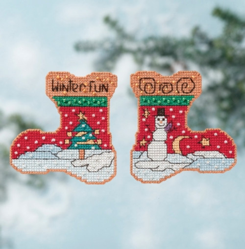 Winter Fun Stocking / Sticks Kits / Mill Hill