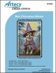 Mini Chihuahua Wizard - 15425 / Artecy Cross Stitch