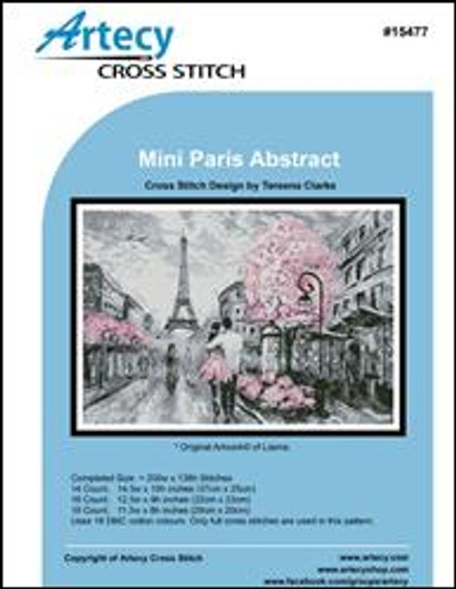 Mini Paris Abstract - 15477 / Artecy Cross Stitch
