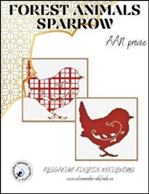 FOREST ANIMALS - SPARROW / Alessandra Adelaide Needleworks