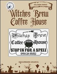 Witches Brew Coffee House - Halloween 2025 / Alessandra Adelaide Needleworks