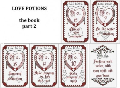 The Book of Love Potions - Part 2 (6 Designs) / Alessandra Adelaide Needleworks