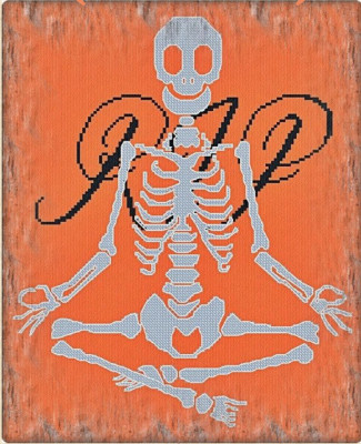 RIP Yoga - Halloween 2025 / Alessandra Adelaide Needleworks
