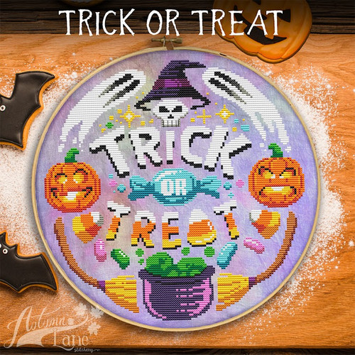 Trick Or Treat / Autumn Lane Stitchery