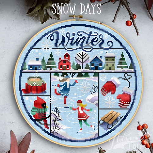Snow Days / Autumn Lane Stitchery