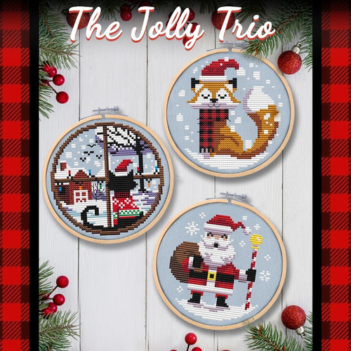 The Jolly Trio / Autumn Lane Stitchery