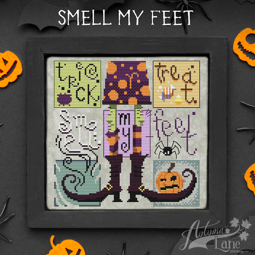 Smell My Feet  / Autumn Lane Stitchery