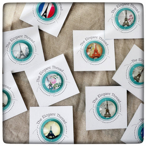 Eiffel Tower Cobochon Needle Minder / Elegant Thread, The