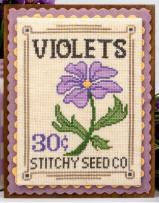 Seed Packet Series (3/12) - March - Violets / It's Sew Emma