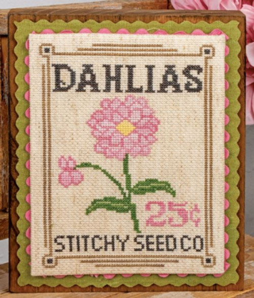 Seed Packet Series (4/12) - April - Dahlias / It's Sew Emma