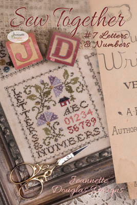 Sew Together #7 Letters & Numbers10 / Jeannette Douglas Designs