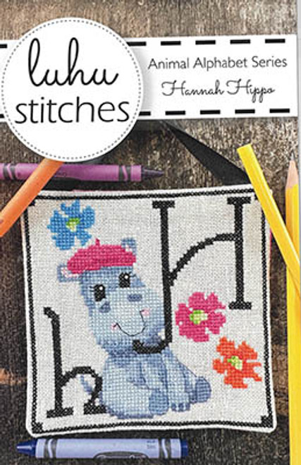 Animal Alphabet Series Hannah Hippo / Luhu Stitches