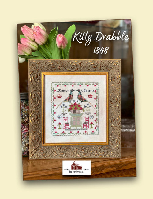 Kitty Drabble 1848 / Red Barn Samplers