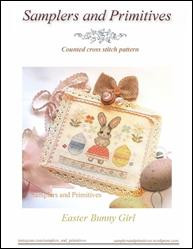 Easter Bunny Girl / Samplers And Primitives