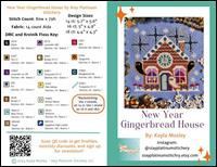 New Year Gingerbread House / Stay Platinum Stitchery