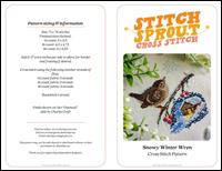 Snowy Winter Wren / Stitchsprout Cross Stitch