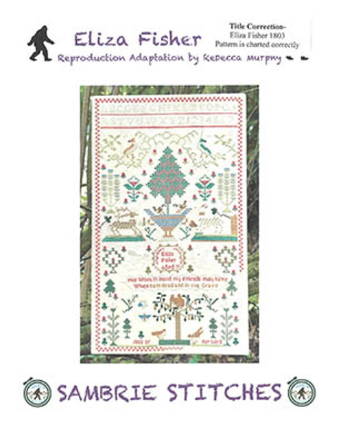Eliza Fisher 1803 / SamBrie Stitches Designs