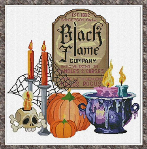 Black Flame - Halloween 2025 / Alessandra Adelaide Needleworks