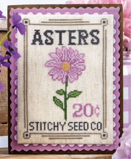 Seed Packet Series (7/12) - July - Asters / It's Sew Emma