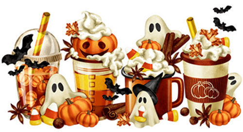 Halloween Coffees Magnet  / Les Petites Croix De Lucie