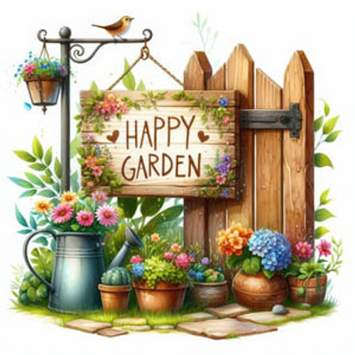Happy Garden Magnet  / Les Petites Croix De Lucie