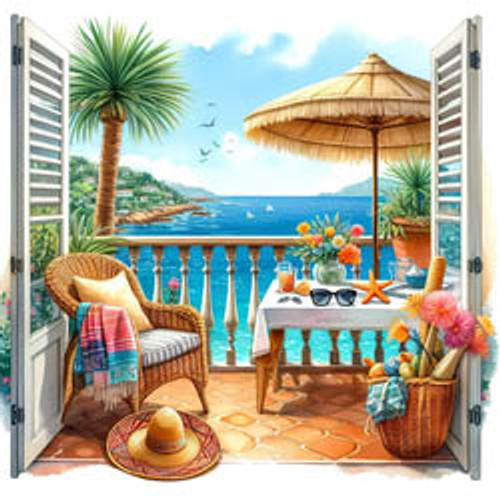 Paradise Window Magnet  / Les Petites Croix De Lucie