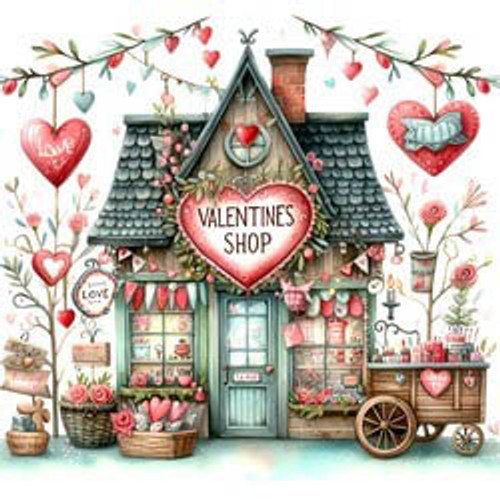 Valentine's Shop Magnet  / Les Petites Croix De Lucie