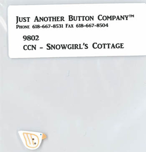 Frosty Forest 7-Snowgirl's Cottage Btn Pk (9802.G) / Just Another Button Company