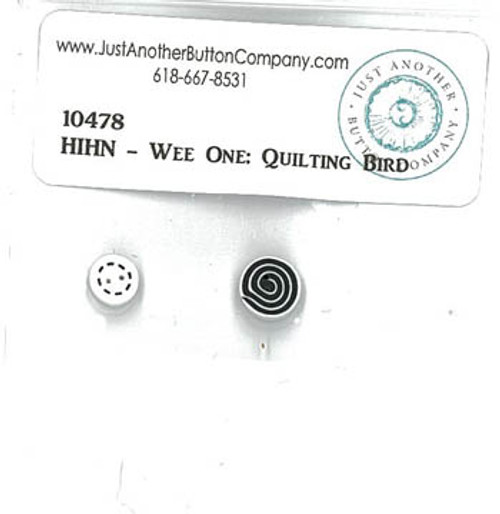 Quilting Bird Button Pack (HIHN) 10478.G / Just Another Button Company
