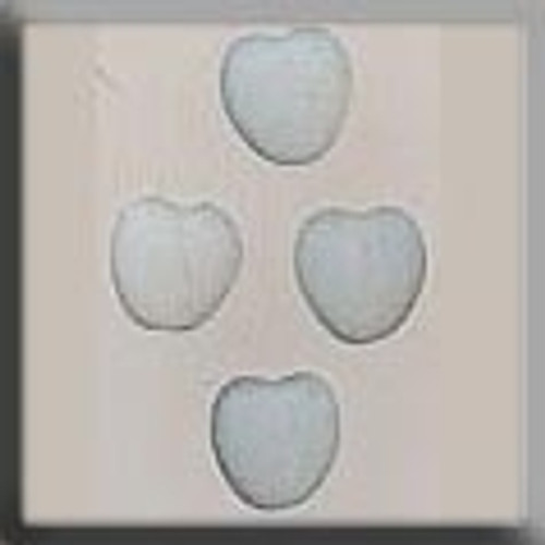 Small Channeled Heart Matte Opal / 12084 MH