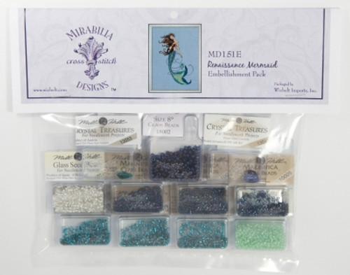 Renaissance Mermaid Emb PK / Mirabilia Designs - Embellishment Pack