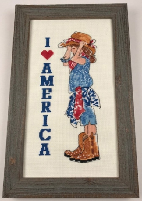 I Love America  by Kathleen McElwaine / The Posy Collection / PC2180
