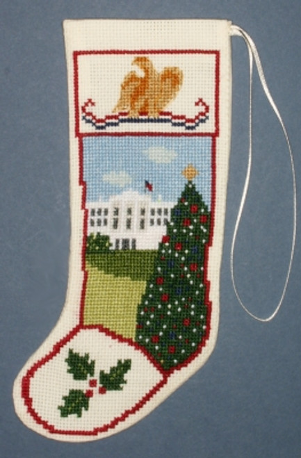 White House Stocking Ornament / The Posy Collection / PC1529