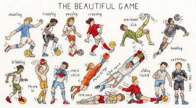 The Beautiful Game by Artist Pete Smith / Bothy Threads / BTXPS12