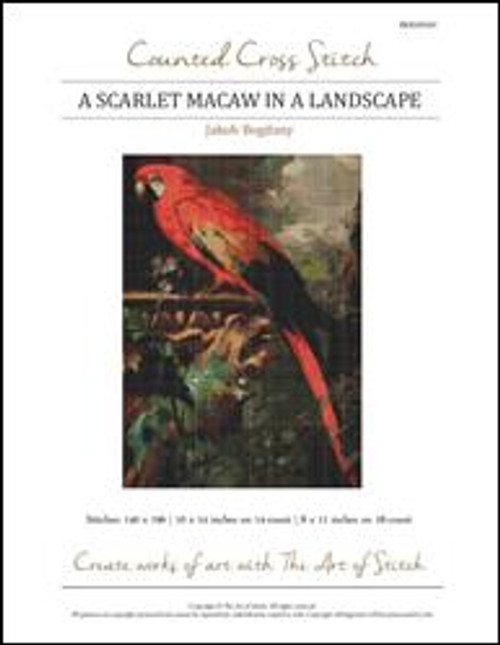 A Scarlet Macaw In A Landscape / Art Of Stitch, The
