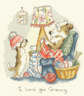 I Love You Granny by Anita Jeram / Bothy Threads / BTXAJ19