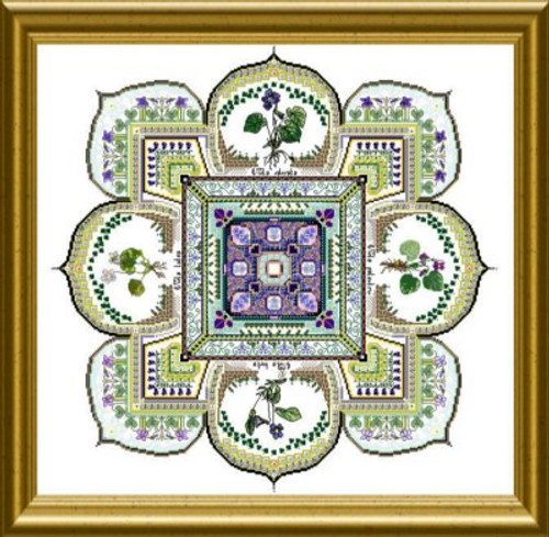 The Violet Patch Mandala / Chatelaine Designs