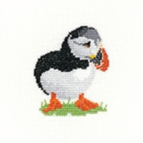 Puffin - Little Friends by Valerie Pfeiffer and Susan Ryder / Heritage Crafts / HCK1477A Puffin - Little Friends by Valerie Pfeiffer and Susan Ryder / Heritage Crafts / HCK1477A