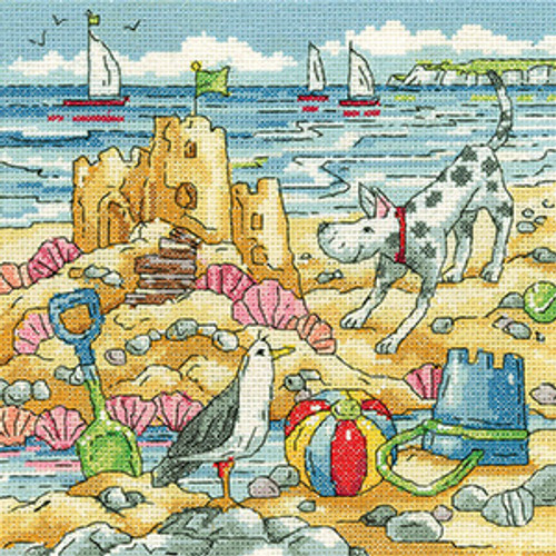 Sandcastle - By the Sea  Karen Carter / Heritage Crafts / HCK1624A Sandcastle - By the Sea  Karen Carter / Heritage Crafts / HCK1624A