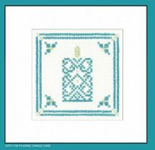 Filigree Candle Card - Teal (pk of 3) - Teal & Silver Filagree Collection -Greeting Cards  by Kirsten Roche / Heritage Crafts / HCK1729A Filigree Candle Card - Teal (pk of 3) - Teal & Silver Filagree Collection -Greeting Cards  by Kirsten Roche / Heritage Crafts / HCK1729A