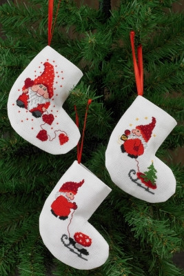 Socks Elfs (3 designs) / Permin / 15240