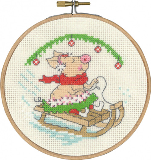 Sled With Pig / Permin / 134204