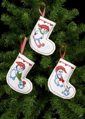 Snowman Ornaments / Permin / 217244