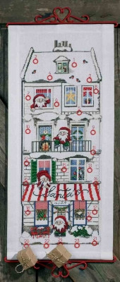Santas House Advent Calendar / Permin / 340618