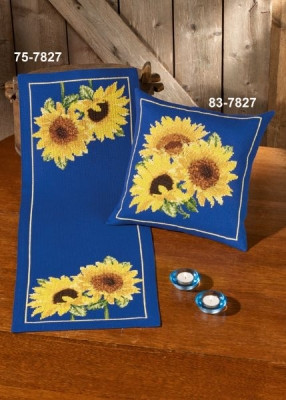 Sunflowers - Runner (Left) / Permin / 757827