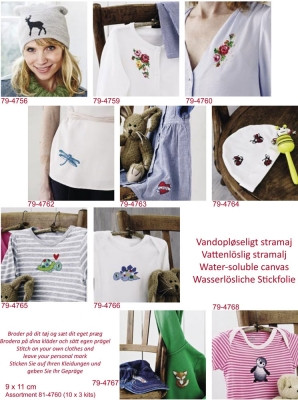 Soluble Canvas Assort. / Permin / 814760