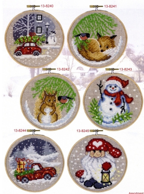 Christmas Assortment in Hoops / Permin / 818240