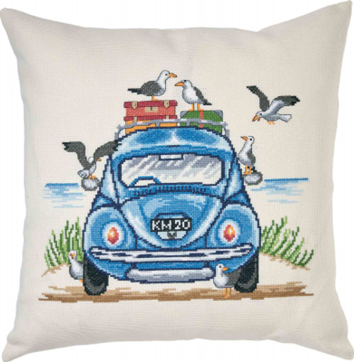 VW & Seagulls - Cushion / Permin / 831197